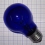 Лампа синяя БС 230-240-60 E27  Вид 1