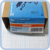 Лампа ртутная Osram HBO 100 W/2 20,5V 100W SFa  Вид 2