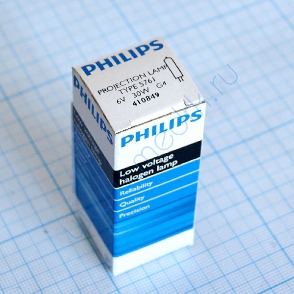 Лампа Philips 5761 6V 30W G4  Вид 2