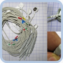 Набор электродных кабелей унифицированный НКУ-02 А_1356 (для НРЭГ и КРЕО)  Вид 1