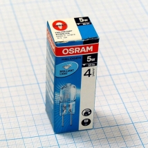Лампа галогенная (галогеновая) Osram 64405S 12V 5W G4  Вид 3