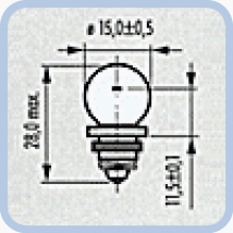 Лампа Narva 67123 6V 6W Z12  Вид 1