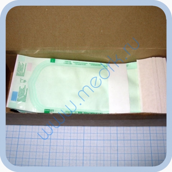 Крафт-пакет самоклеящийся с индикатором для стерилизации  Вид 2