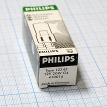 Лампа галогенная (галогеновая) Philips 12345SL 12V 20W G4  Вид 2