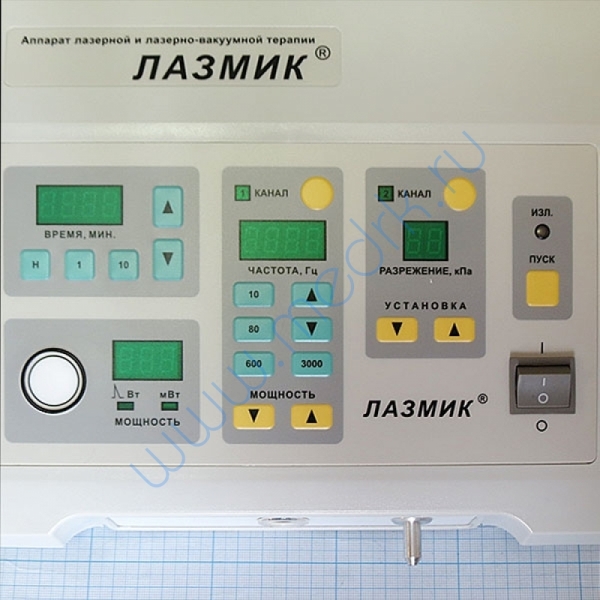 Аппарат ЛАЗМИК-03 лазерной и лазерно-вакуумной терапии   Вид 3