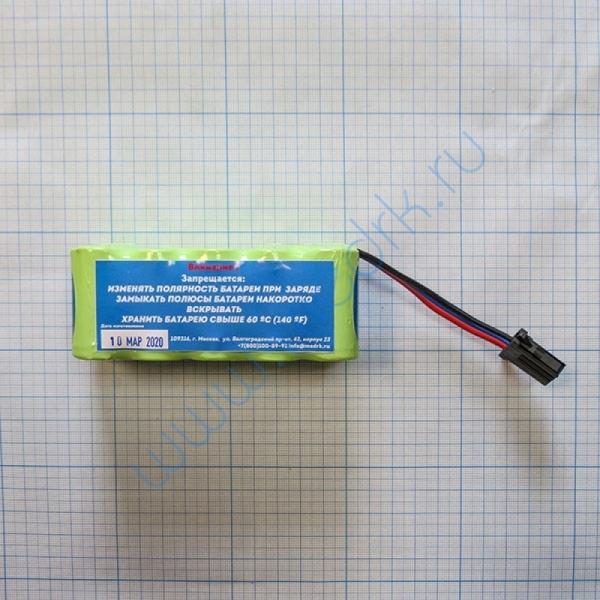 Батарея аккумуляторная 10H-SC3000P X065 (модель NKB - 301V) для ECG1350 и дефибрилляторов TEC (МРК)  Вид 10