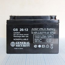 Батарея аккумуляторная AN-12-26 (12В; 26 Ач)  Вид 3