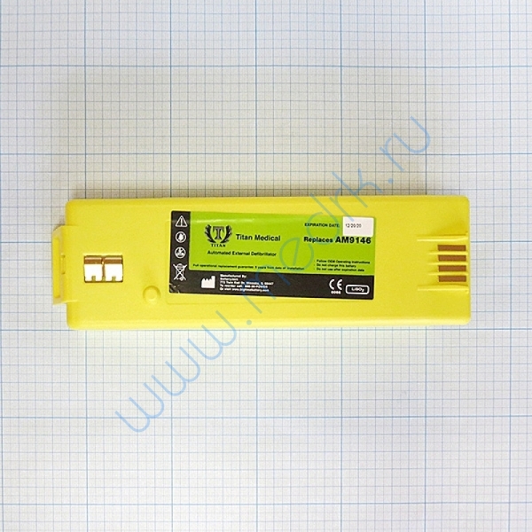 Батарея аккумуляторная AMCO 9146 для дефибрилляторов Powerheart AED G3 (12В, 7500mAч)  Вид 7