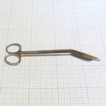 Ножницы (по Листеру) для разрезания повязок с пуговкой 27-106 (Н-14)  Вид 1