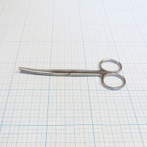 Ножницы тупоконечные вертикально-изогнутые 140 мм 13-132 Surgical (Sammar)  Вид 1