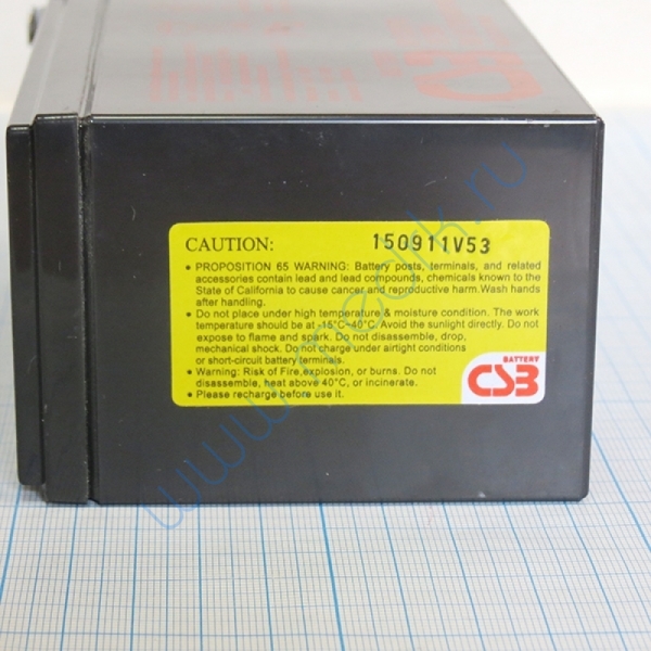Батарея аккумуляторная AN-12-7,2 (12В; 7,2 Ач; CSB GP1272)  Вид 3