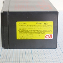 Батарея аккумуляторная AN-12-7,2 (12В; 7,2 Ач; CSB GP1272)  Вид 2