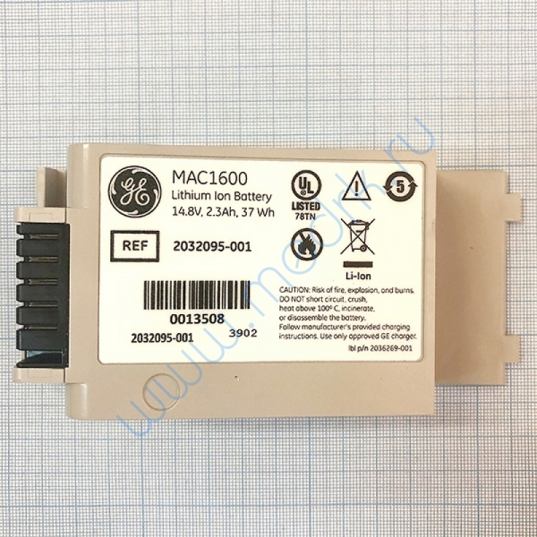Аккумулятор для электрокардиографа MAC 1600 2035701-001  Вид 1