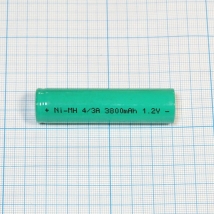 Элемент питания Ni-MH 4/3A 1,2 В 3800 мАч  Вид 1