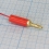 Кабель ПВХ красный 2 углетканевых токопровода к аппарату Поток-1  Вид 3