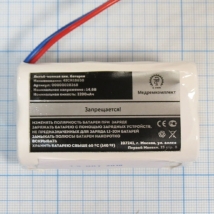 Батарея аккумуляторная 4ICR18650 с ПЗ для электрокардиографа ECG-903A  Вид 1