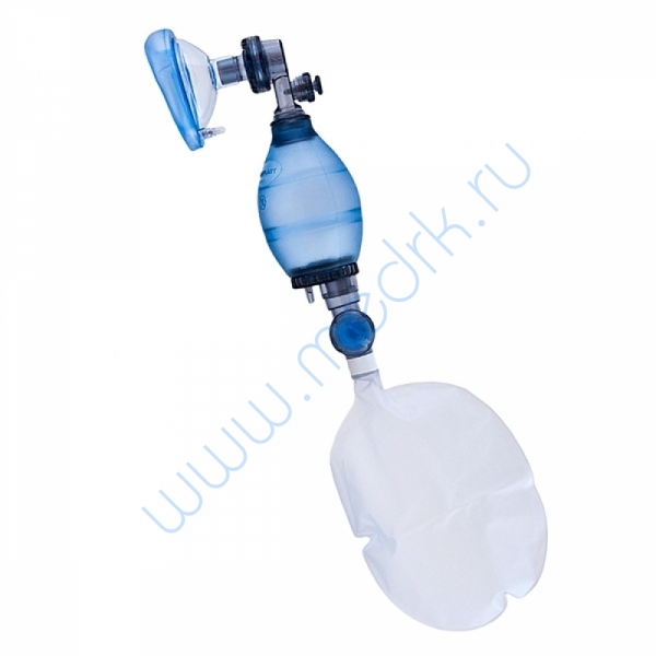 Комплект дыхательный одноразовый для ручной ИВЛ (мешок Амбу) с одной маской КДО-МП-Д  Вид 1