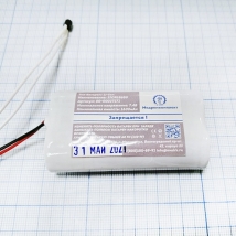 Батарея аккумуляторная 2ICR18650 (МРК) c ПЗ и датчиком для ЭК12Т-01-РД