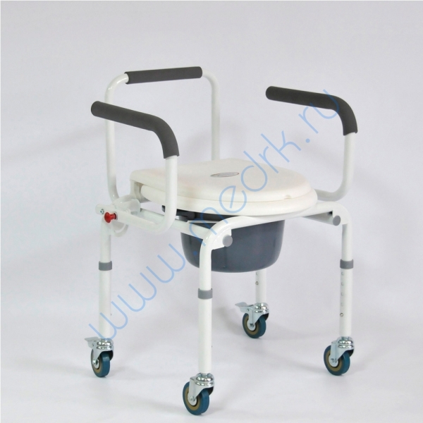 Стул-кресло с санитарным оснащением на 4-х колесах  FS813  Вид 2