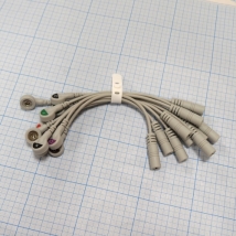 Переходник для кабеля ЭКГ с разъема типа 