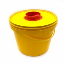 Емкость для сбора колюще-режущих отходов 3,0 литр (желтый) 
