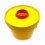 Емкость для сбора колюще-режущих отходов 3,0 литр (желтый)   Вид 2