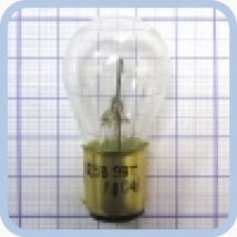 Лампа накаливания электрическая самолетная СМ 7,5-9 B15d/18  Вид 3